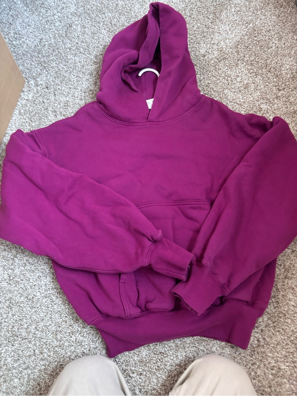YZY gap yeezy Plum Purple Hooded Sweatshirt